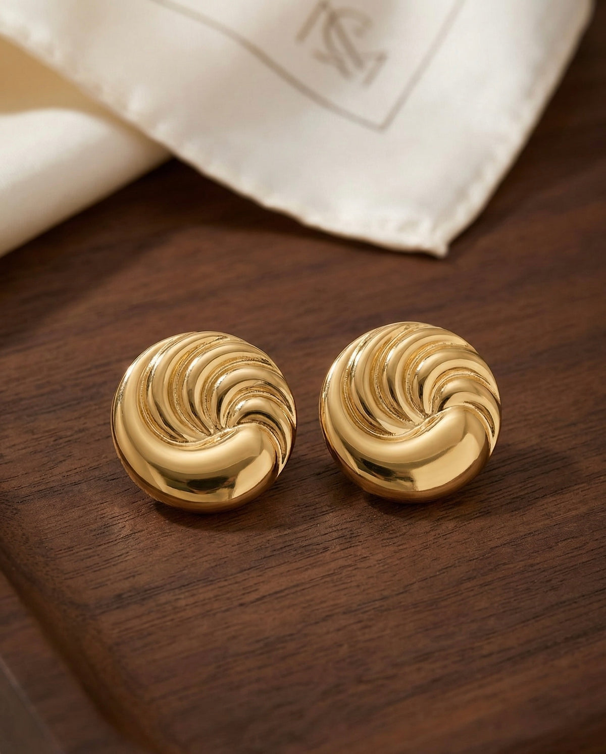 Solstice Swirl Studs