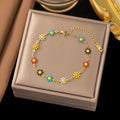 Memory Lane Daisies Bracelet