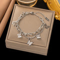 Butterfly Charm Bracelet